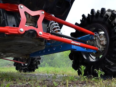 SuperATV Heavy Duty Extended Rear Trailing Arms for Polaris RZR XP 1000 / XP 4 1000 (2014-2023) - Black in Saudi Arabia