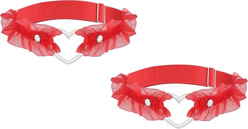 Sacina Red Scipal Heart Starters - Goth & Punk Associory Gift for Women in Saudi Arabia