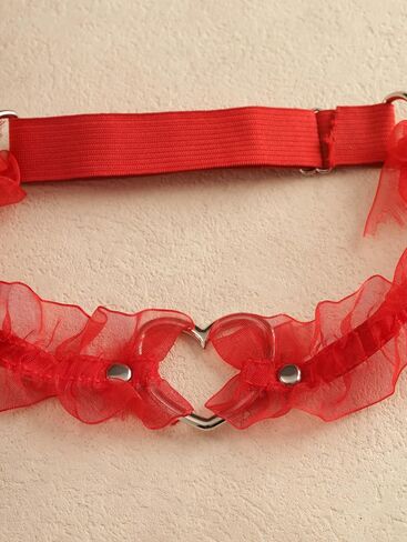 Sacina Red Scipal Heart Starters - Goth & Punk Associory Gift for Women in Saudi Arabia
