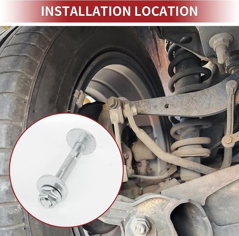 Acropix Camber محاذاة محاذاة محاذاة الترباس ل Mitsubishi Lancer 2008-2015 No.4117a018 مع صفيحة كاميرا الحشية in Saudi Arabia