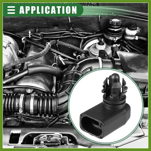 Ambient Air Temperature Sensor, for GMC Sierra 3500 HD 2007-2014, Plastic, No.25775833, Black Replace Parts Vehicle Components in Saudi Arabia