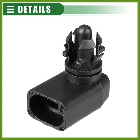 Ambient Air Temperature Sensor, for GMC Sierra 3500 HD 2007-2014, Plastic, No.25775833, Black Replace Parts Vehicle Components in Saudi Arabia