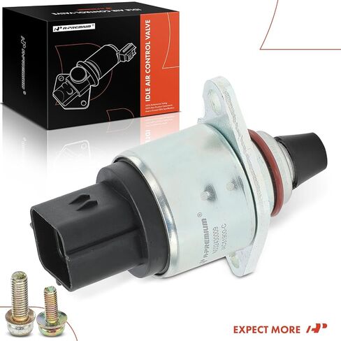 A-Premium Fuel Injection Idle Air Control Valve Compatible with Subaru Outback 2000-2004, Forester 1999-2004, Impreza 1998-2004, Legacy 2000-2004, Baja 2003-2004 - 2.5L, Replaces# 22650AA192 in Saudi Arabia