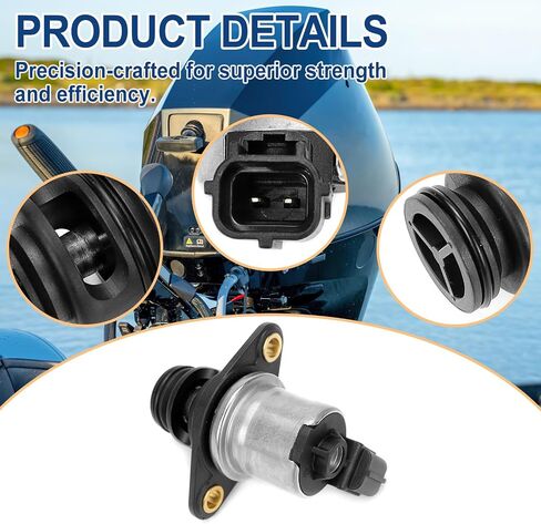 897526T Outboard Idle Air-Control Valve - Compatible with Mercury 4-Stroke EFI Outboards, 65HP 75HP 80HP 90HP 100HP 115HP 150HP 2.1L Cylinder Block for Mercruiser Replaces 8M0188118 in Saudi Arabia
