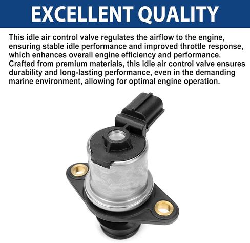 897526T Outboard Idle Air-Control Valve - Compatible with Mercury 4-Stroke EFI Outboards, 65HP 75HP 80HP 90HP 100HP 115HP 150HP 2.1L Cylinder Block for Mercruiser Replaces 8M0188118 in Saudi Arabia