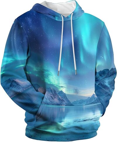 هوديس للجنسين ، ثلاثي الأبعاد هوديي هوديي جرافيك سوليوفر مقنع قميص قميص الجدة للرجال ، النساء ، صبي في سن المراهقة in Kuwait