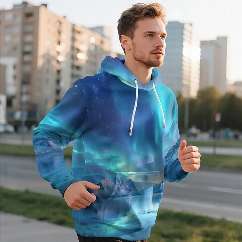 هوديس للجنسين ، ثلاثي الأبعاد هوديي هوديي جرافيك سوليوفر مقنع قميص قميص الجدة للرجال ، النساء ، صبي في سن المراهقة in Kuwait