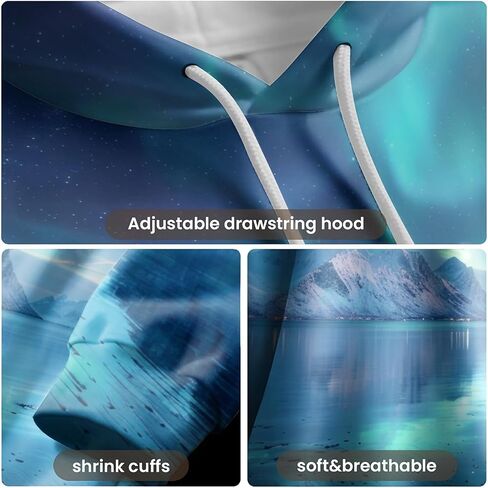 هوديس للجنسين ، ثلاثي الأبعاد هوديي هوديي جرافيك سوليوفر مقنع قميص قميص الجدة للرجال ، النساء ، صبي في سن المراهقة in Kuwait