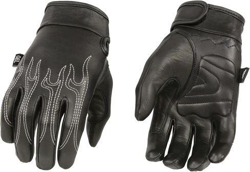 Milwaukee Leather SH820 Men's Flame Plame Delloves W/Gel Palm in Saudi Arabia