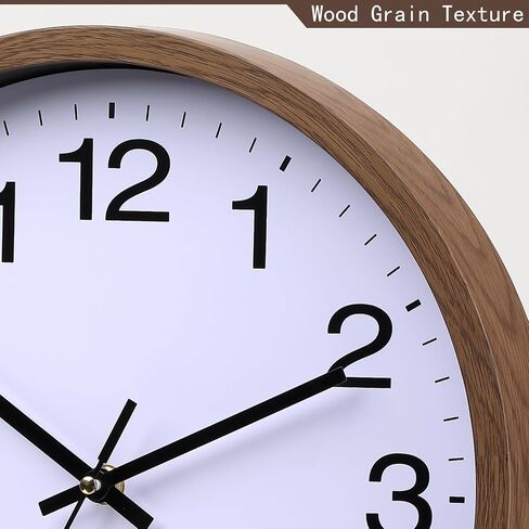 Wall Clock, 12 Inch Easy to Read Silent Non-Ticking Colorful Battery Operated Clock,for Bedroom,Living Room,Kitchen,Office,School Classroom (Yellow) in Saudi Arabia