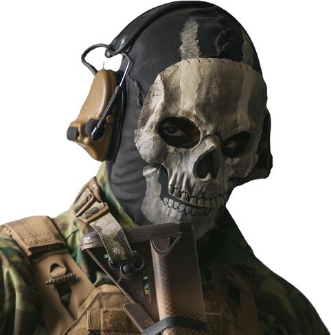 Ghost Mask Skull Cod Ghost Balaclava Ski Ski Mask Costume Cosplay Props in Kuwait