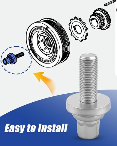 90017-PCX-013 Bolt Fit for Honda Acura K Series K24 K20 K20A K20A2 K20Z K24A Engines 2002-2015 in Saudi Arabia