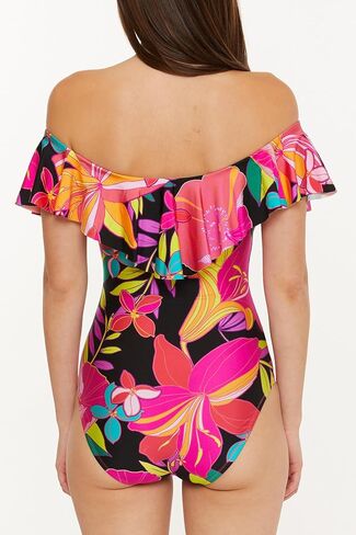 Trina Turk Women's Standard Solar One Piece Swimsuit, Floral Print, Bathing Suits in Saudi Arabia