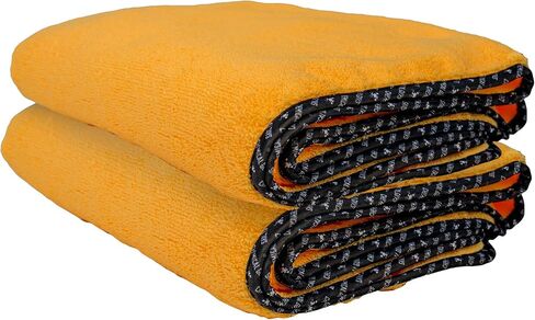 Chemical Guys Miracle Dryer Microfiber Drying Towel 2 Pack (36" x 25") - Super Absorbent and Scratch-Free Drying for Cars, Trucks, and SUVs (MIC72102) in Saudi Arabia