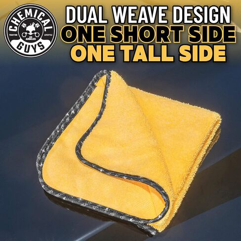 Chemical Guys Miracle Dryer Microfiber Drying Towel 2 Pack (36" x 25") - Super Absorbent and Scratch-Free Drying for Cars, Trucks, and SUVs (MIC72102) in Saudi Arabia