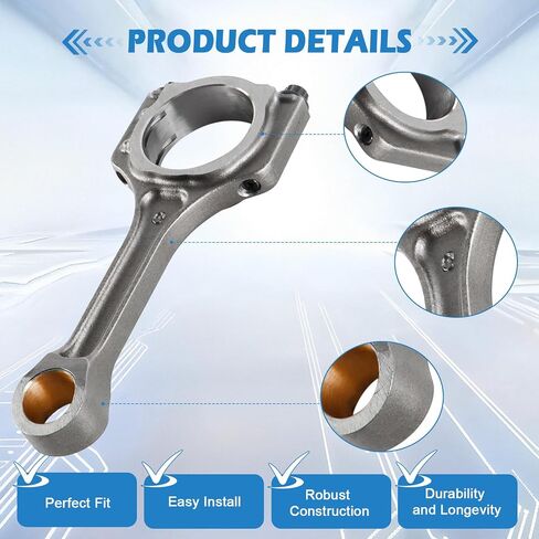 4PCS محرك توصيل قضبان 23510-2G540 23510-2G500 23510-2G520 ل KIA Sorento Sportage Hyundai Sonata 2.4L 2011-2020 in Kuwait