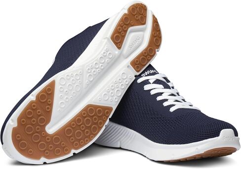 SWIMS Men's Mare Trainer Sneaker, Breathable Knit Upper Lightweight Cushioned Shoe in Kuwait