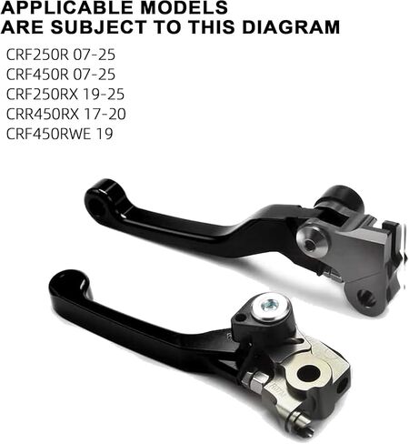 JFG RACING Dirt Bike Clutch Brake Lever,CNC Billet Pivot Foldable Motorcycle Handle Levers for CRF250R 07-25/CRF450R 07-25/CRF250RX 19-25/CRF450RX 17-20/CRF450RWE 19-Red in Saudi Arabia