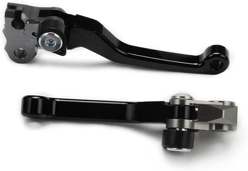 JFG RACING Dirt Bike Clutch Brake Lever,CNC Billet Pivot Foldable Motorcycle Handle Levers for CRF250R 07-25/CRF450R 07-25/CRF250RX 19-25/CRF450RX 17-20/CRF450RWE 19-Red in Saudi Arabia