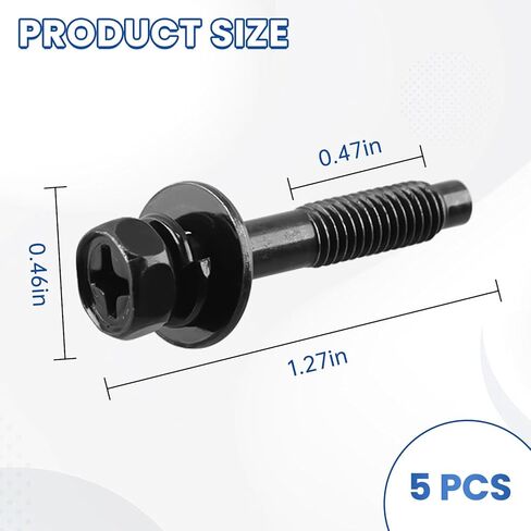 5 Pcs Air Cleaner Fastener Air Filter Housing Screws Compatible with Honda Oe Replacement 900-1p-36000 Civic Cr-v Engine Filter Bolt Screw Parts in Saudi Arabia