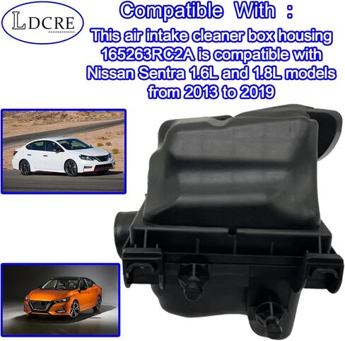 Air Intake Cleaner Box Housing 165263RC2A Compatible with Nissan Sentra 1.6L 1.8L 2013-2019, Replacement for 16500-3RC2A, 16526-3RC2A,，165003RC2A Air Filter Housing w/o Filter in Saudi Arabia