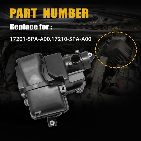 GXARTS AIR CHOAKE CLECNOTE CLECNOMBLY 17201-5PA-A00 17210-5PA-A00 متوافق مع Honda CRV CR-V 1.5L Turbo 2017 2018 2019 2020 2021 2022 in Saudi Arabia