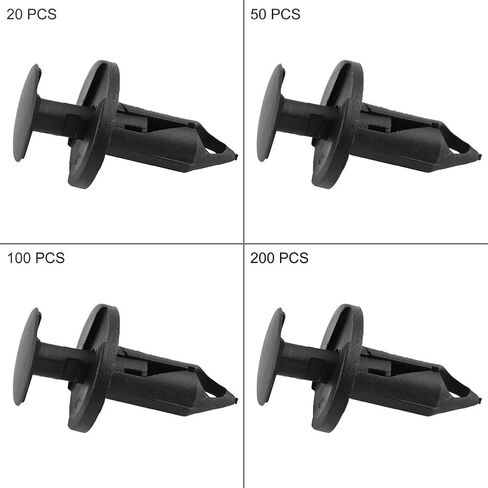 20/50/100/200pcs ANR2224 Auto Bumper Wheel Arch Rivets Clips(200pcs) in Kuwait