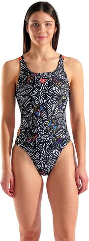 Arena Women's Performance Colors Book Swim Tech Multi Back Sports Bathing Swimsuit in Saudi Arabia