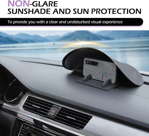 Shakas Car Phone Sun Sun ، حماية من أشعة الشمس وحماية عالية من درجات الحرارة غطاء أشعة الشمس العزل ، وغطاء مركزي للتخزين القابل للطي الملاحة المضاد للكلام ، للسيارات 、 SUV 、 mpv 、 RV 、 TRUCTS in Saudi Arabia