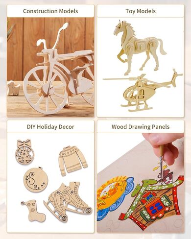 Natural Wood Slices 30 pcs 3.5."-4.0" Wood Circles for Crafts,Natural Wood Rounds, Wooden Discs Perfect for DIY, Artistic Creations & Christmas in Saudi Arabia
