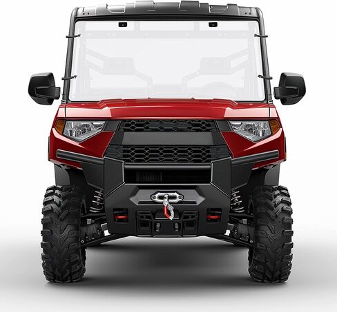 Hecasa Full Windshield متوافق مع 2015-2025 Polaris Ranger 500 /570 Midsize Profit Cage UTV الزجاج الأمامي in Saudi Arabia