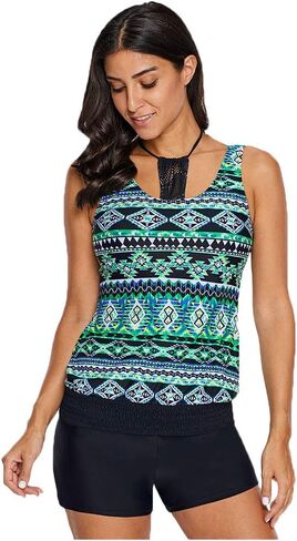 Casual Sexy V neck Print Green Belly Cover Surfing Clothing 410879 in Saudi Arabia