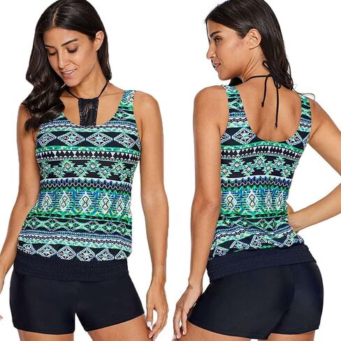 Casual Sexy V neck Print Green Belly Cover Surfing Clothing 410879 in Saudi Arabia