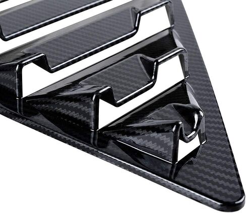 Astra Depot ABS Racing Side Window Windows Air Vate Scoop Days Cover مع Ford Focus St RS 2013-2018 Hatchback (ألياف الكربون) in Saudi Arabia