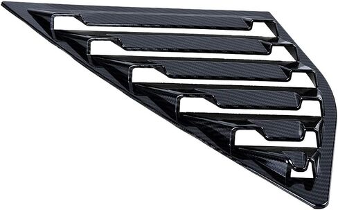 Astra Depot ABS Racing Side Window Windows Air Vate Scoop Days Cover مع Ford Focus St RS 2013-2018 Hatchback (ألياف الكربون) in Saudi Arabia
