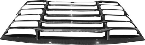 FREEMOTOR802 Compatible with 2011-2023 Dodge Charger Rear Window Louver, IKON Style Gloss Black ABS Plastic Rear Windshield Sun Shade Cover 2PCS in Saudi Arabia