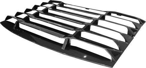 FREEMOTOR802 Compatible with 2011-2023 Dodge Charger Rear Window Louver, IKON Style Gloss Black ABS Plastic Rear Windshield Sun Shade Cover 2PCS in Saudi Arabia