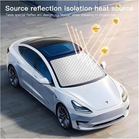 YZ ملاءمة ل Tesla Model Y 3 Highland Juniper 2021-2025 Car Sun Shade Window Window Gosit Glass Roof Skhylight Shade (للحصول على رقائق الألومنيوم الخاصة بي) in Kuwait