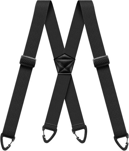 Hidden Suspenders for Men X Back Adjustable Elastic Men's Suspenders Under Clothes with 4 Snap Loop in Saudi Arabia