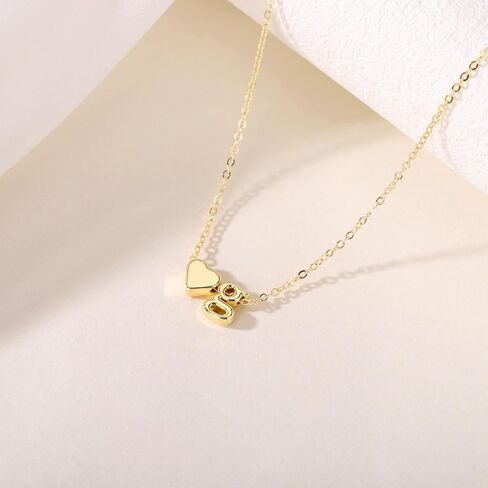 Flower Girl Proposal Gift Initial A-Z Letter Necklace Cute for Little Girls Wedding & Bridal Shower in Saudi Arabia