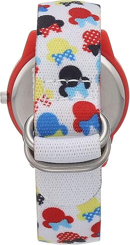 Disney Minnie Mouse Kids' Plastic Time Teacher Analog Quartz Nylon Strap Watch in Saudi Arabia
