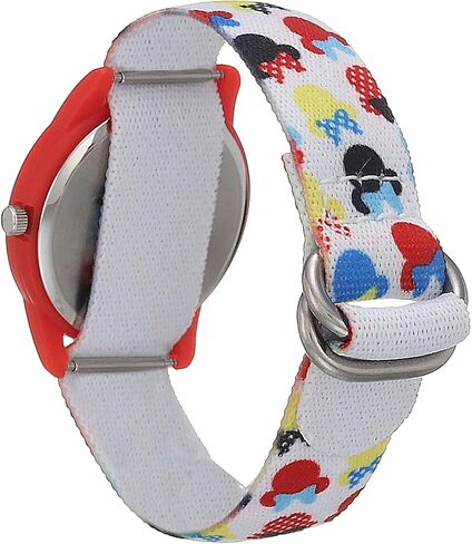 Disney Minnie Mouse Kids' Plastic Time Teacher Analog Quartz Nylon Strap Watch in Saudi Arabia