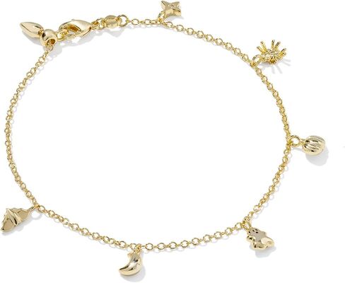 Kendra Scott Halloween Delicate Chain Bracelet, 14K Gold-Plated Brass, Fashion Jewelry for Women, Multi Mix in Saudi Arabia