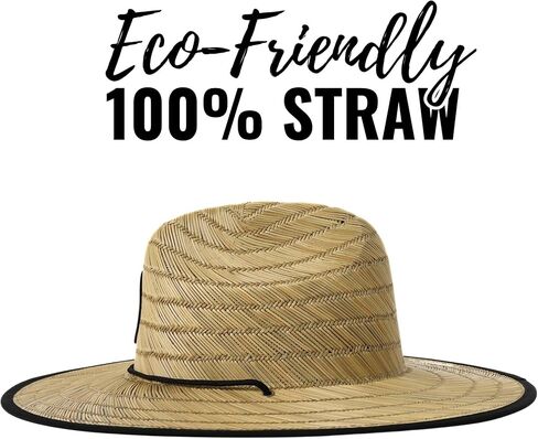 Pappy Gifts for Grandpa, Men's Tides Pierside Lifeguard Beach Sun Straw Hat, Pappy Natural in Saudi Arabia
