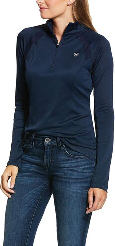 ARIAT Women's Sunstopper 2.0 1/4 Zip Baselayer in Saudi Arabia