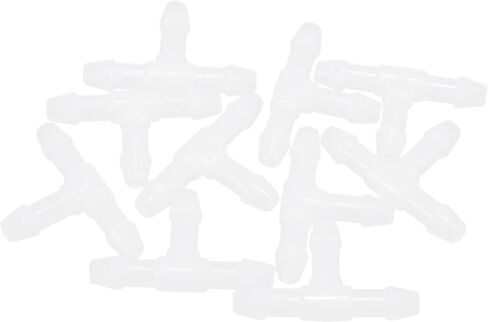 X AUTOHAUX 10pcs T Shaped Plastic 3 Way Windshield Washer Hose Connector Tube Pipe Fitting Splitter Adapter for Car in Saudi Arabia