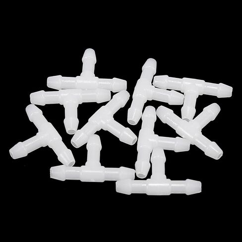 X AUTOHAUX 10pcs T Shaped Plastic 3 Way Windshield Washer Hose Connector Tube Pipe Fitting Splitter Adapter for Car in Saudi Arabia