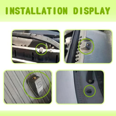 Windshield Washer Nozzle, 0.31" Single Hole Cap Spout 360 Degree Adjustable Cap Spout Nozzle, Retrofit Repair Accessories, Universal Fit for Most Cars (Black) in Saudi Arabia