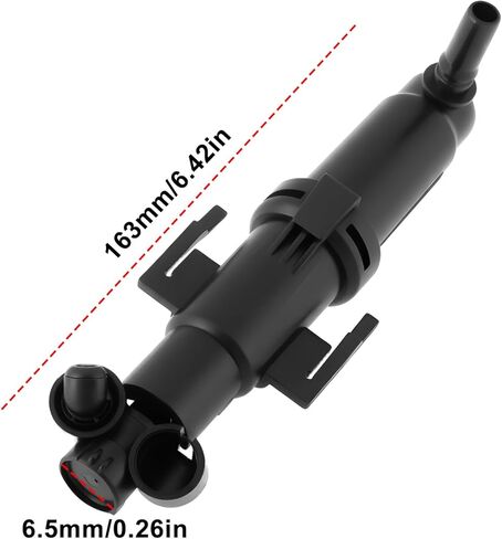 Right Headlight Washer Nozzle 61677377668 Compatible with BMW 5 Series F10 F11 F07 528i 535i 535i xDrive 550i 2011-2016 in Saudi Arabia