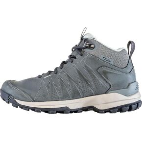حذاء Oboz Sypes Mid Leather B-Dry للمشي لمسافات طويلة - للنساء Peppercorn 9 Wide in Kuwait